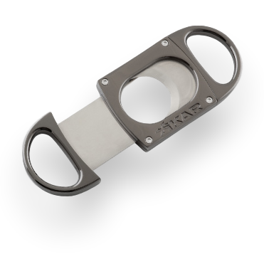 Xikar VX2 V-Cut Cigar Cutter - Gunmetal - Interior Front
