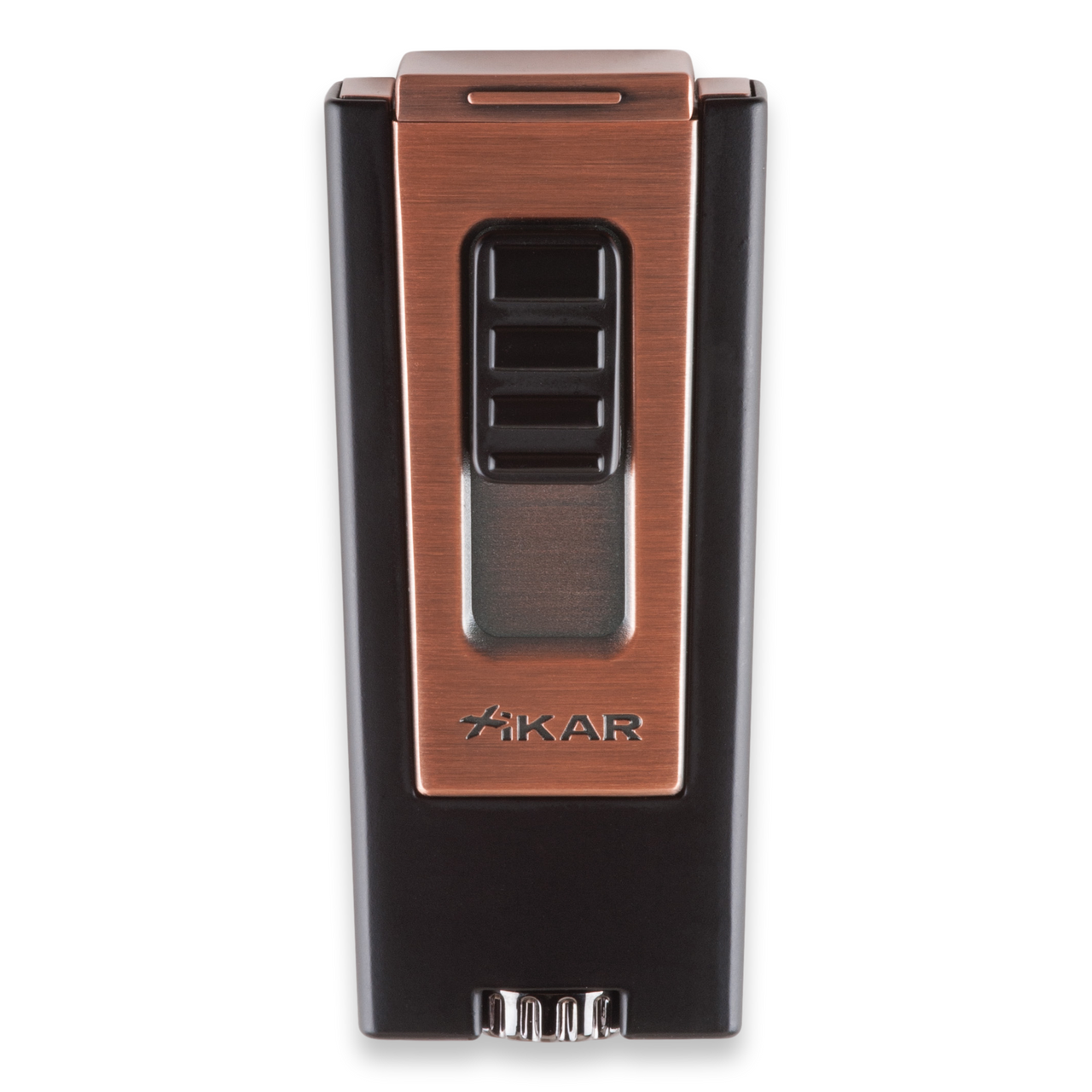 Xikar Trezo Torch Flame Triple Jet Cigar Lighter - Vintage Bronze - Exterior Front