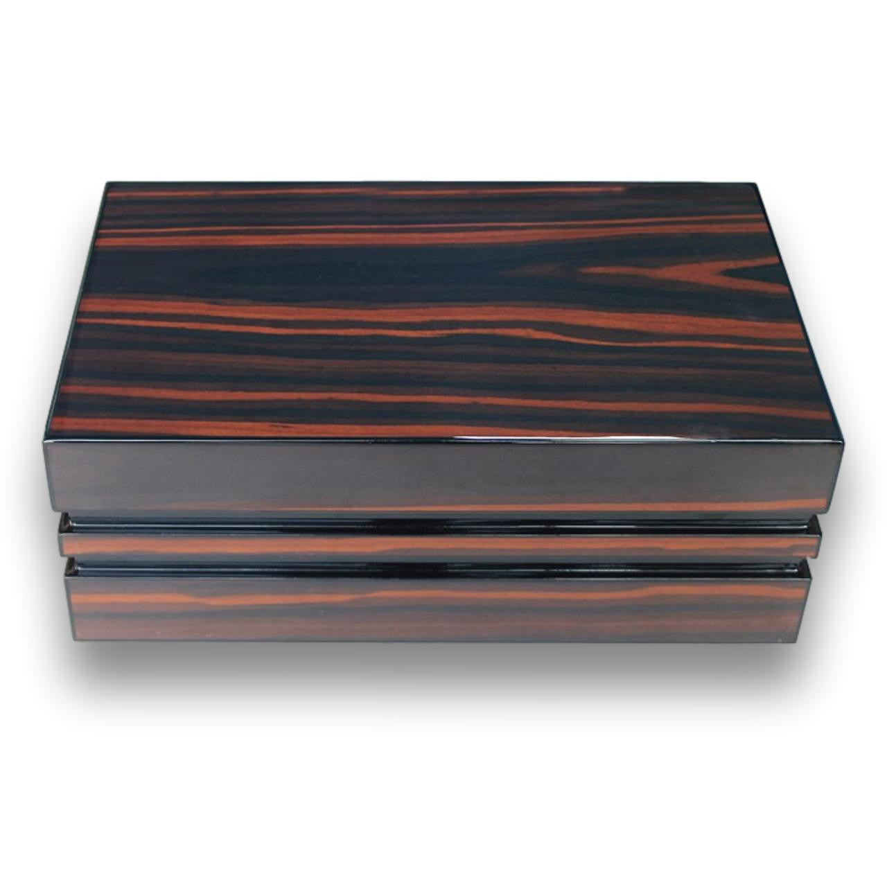 Prestige Bastionbloc 120-Cigar Desktop Humidor - Front Facing